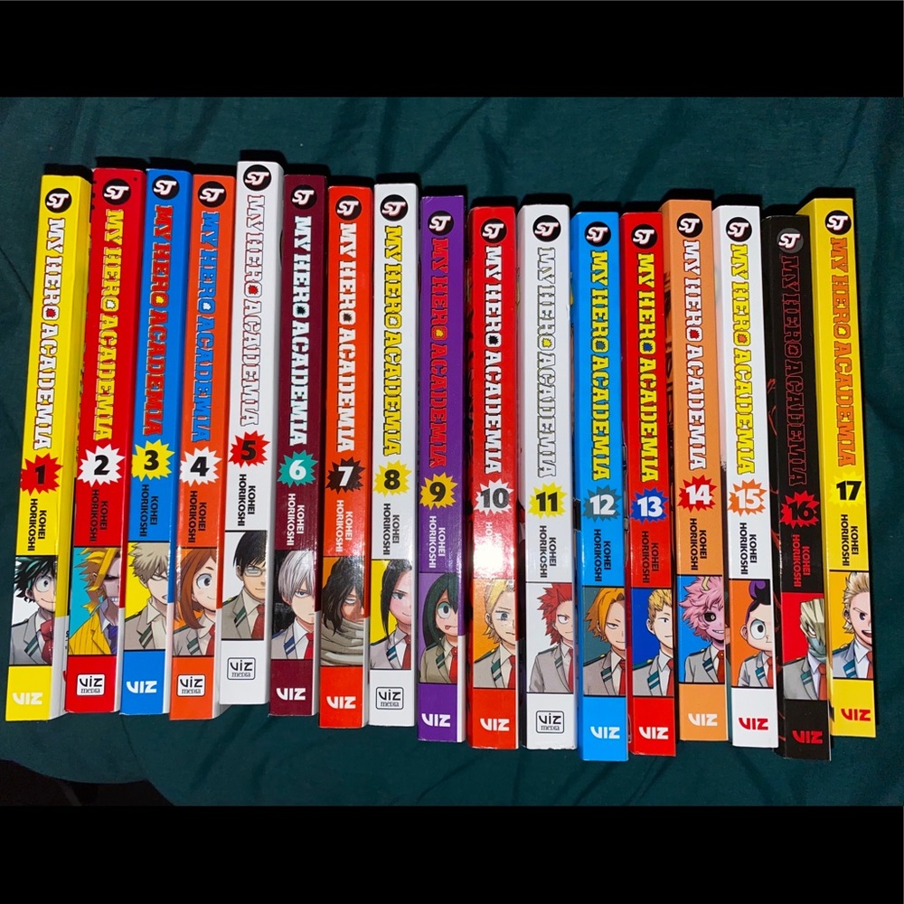‪boku no hero academia volumes 1-17 (•͈ᴗ•͈ 人)‬